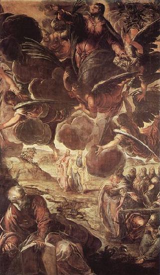 Jacopo Tintoretto Die Himmelfahrt Christi Sweden oil painting art